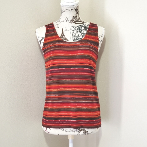 Chico's Tank Top Sz 1 - Picture 1 of 7
